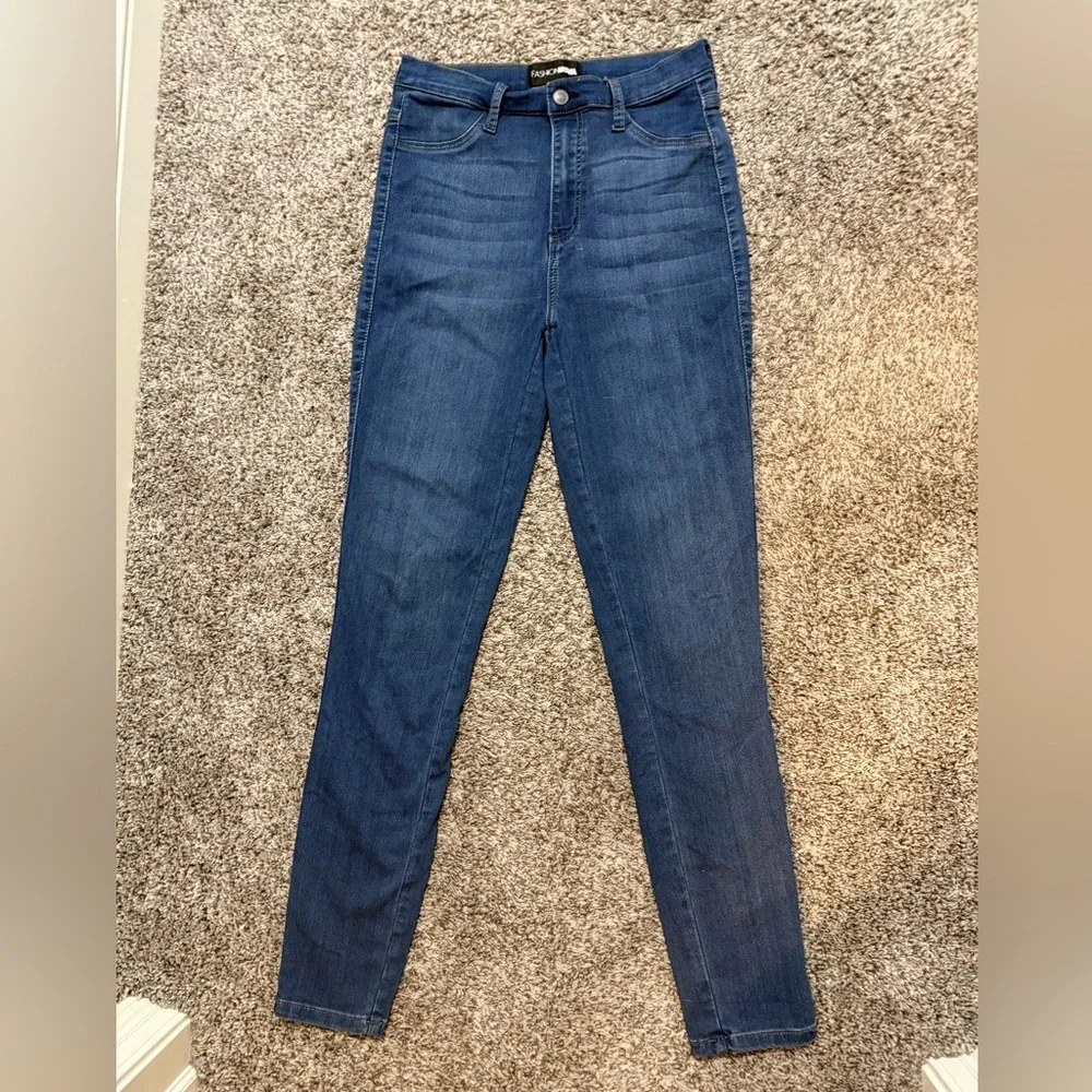 Fashion Nova High Rise skinny jeans size 9 - Picture 2 of 6